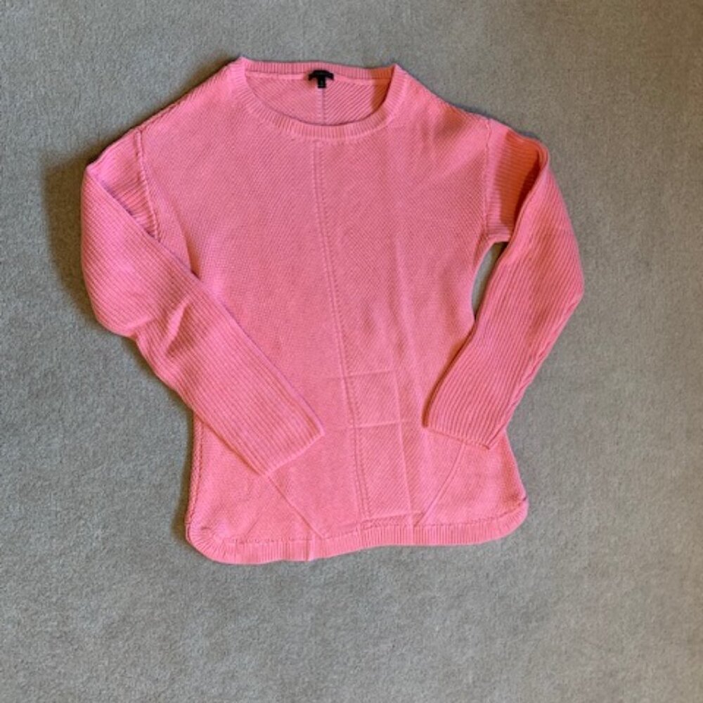 Talbots Pink Ribbed Sweater Size Small - Picture 3 of 11